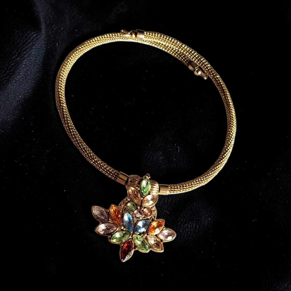 Vtg. Statement Choker Necklace